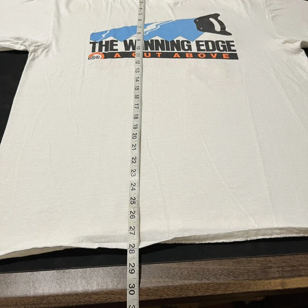 Vintage Tim Allen Home Improvement Shirt 1980s 90s USA Large White Single Stitch